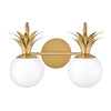 Palma LED Vanity in Heritage Brass