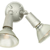 Par Holders Two Light PAR Holder in Natural Aluminum