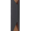 Peak LED Pocket Sconce in Matte Black/Satin Brass