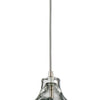 Pendant One Light Mini Pendant in Brushed Polished Nickel