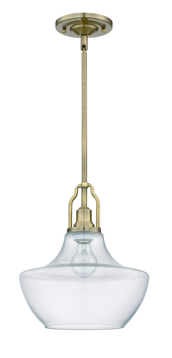 Pendant One Light Mini Pendant in Legacy Brass