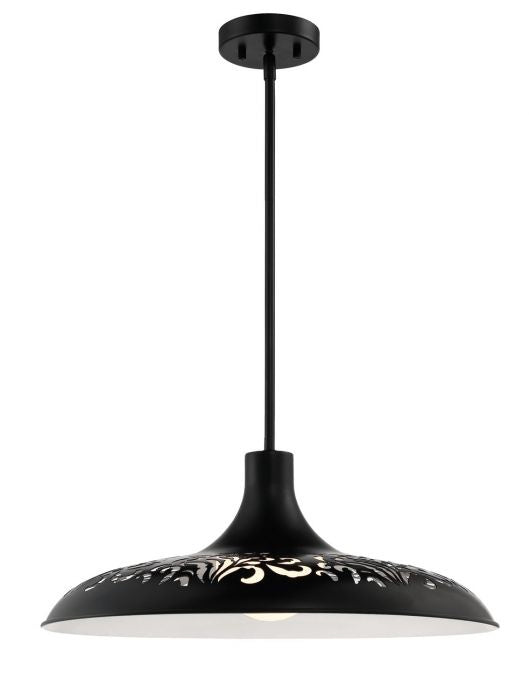 Pendant One Light Pendant in Flat Black