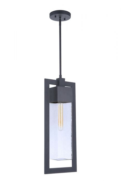 Perimeter One Light Outdoor Pendant in Midnight