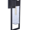 Perimeter One Light Outdoor Wall Mount in Midnight
