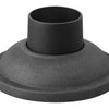 Pier Mount Base in Aged Zinc