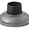 Pier Mount Base in Hematite
