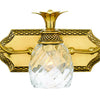 Plantation LED Bath in Burnished Brass