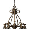 Plantation LED Foyer Pendant in Pearl Bronze