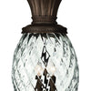 Plantation LED Hanging Lantern in Copper Bronze