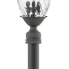 Plantation LED Outdoor Lantern in Museum Black