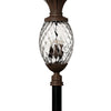 Plantation LED Post Top or Pier Mount Lantern in Copper Bronze