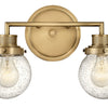 Poppy LED Bath in Heritage Brass