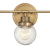 Poppy LED Bath in Heritage Brass
