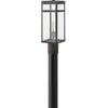 Porter LED Post Top or Pier Mount Lantern in Aged Zinc