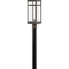 Porter LED Post Top or Pier Mount Lantern in Oil Rubbed Bronze