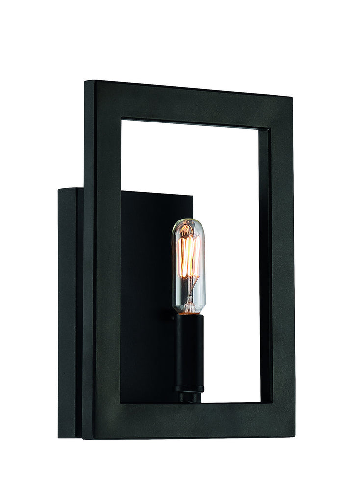 Portrait One Light Wall Sconce in Espresso