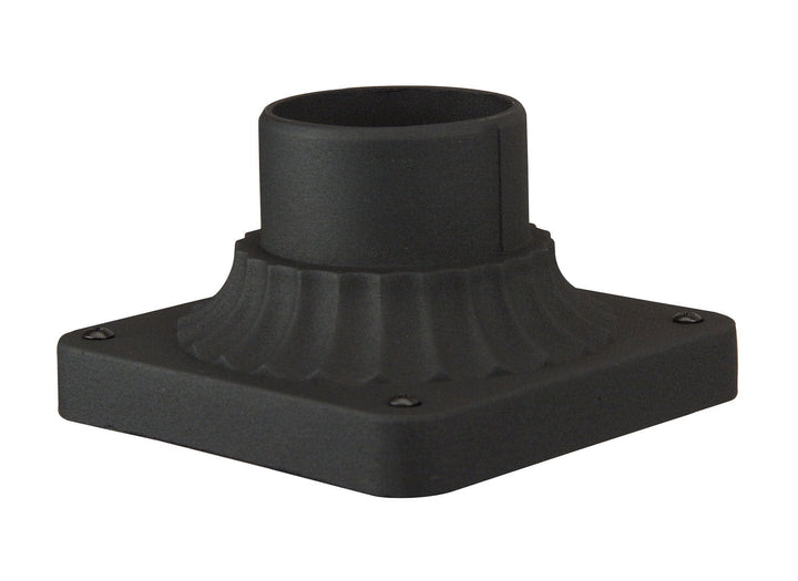 Post Adapter Cast 3.5" Post Head Adapter in Textured Black
