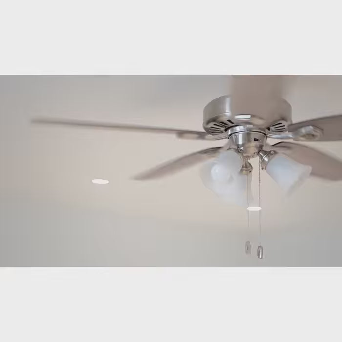 Hunter Fan Builder Flushmount Pull Chain Ceiling Fan with 27W LED