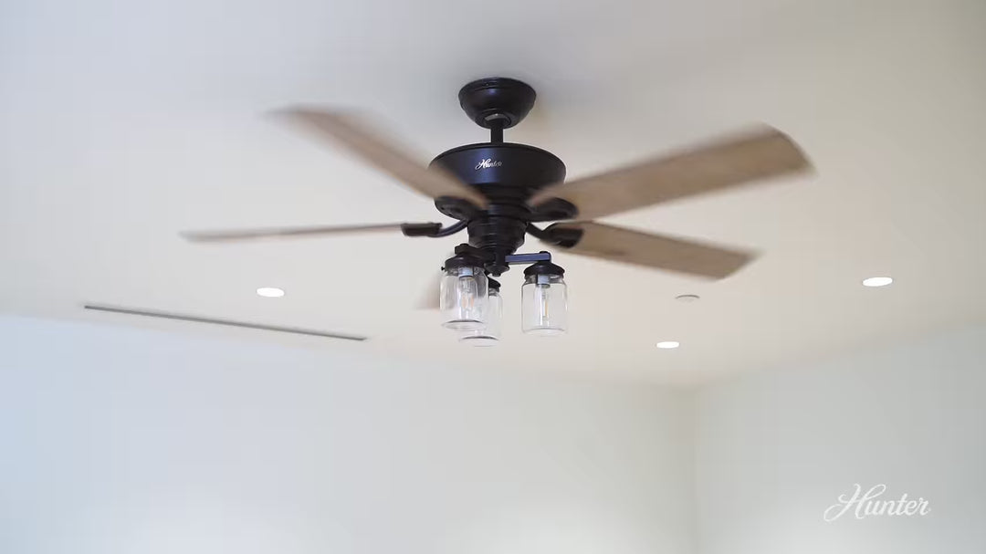 Hunter Fan Devon Park 52" Ceiling Fan with 10W LED and Remote