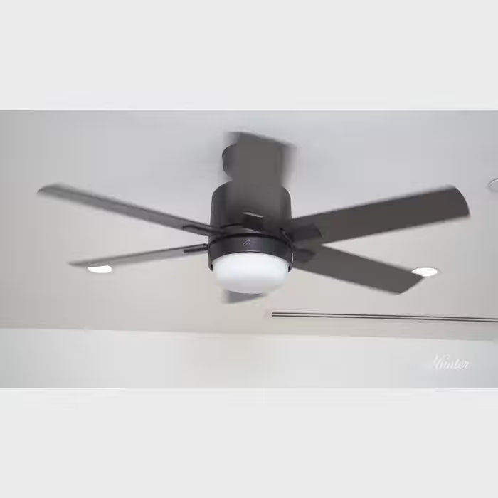 Hunter Fan Radeon Smart Indoor Ceiling Fan with 14W LED and Wall Control