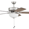 Pro Plus 211 52" Ceiling Fan in Brushed Polished Nickel