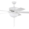 Pro Plus 211 52" Ceiling Fan in White