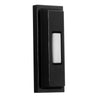 Push Button Rectangle Surface Mount Pushbutton in Flat Black