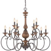 Quoizel 12 Light Chandelier