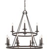 Quoizel 12 Light Chandelier