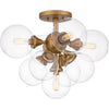 Quoizel Five Light Semi Flush Mount