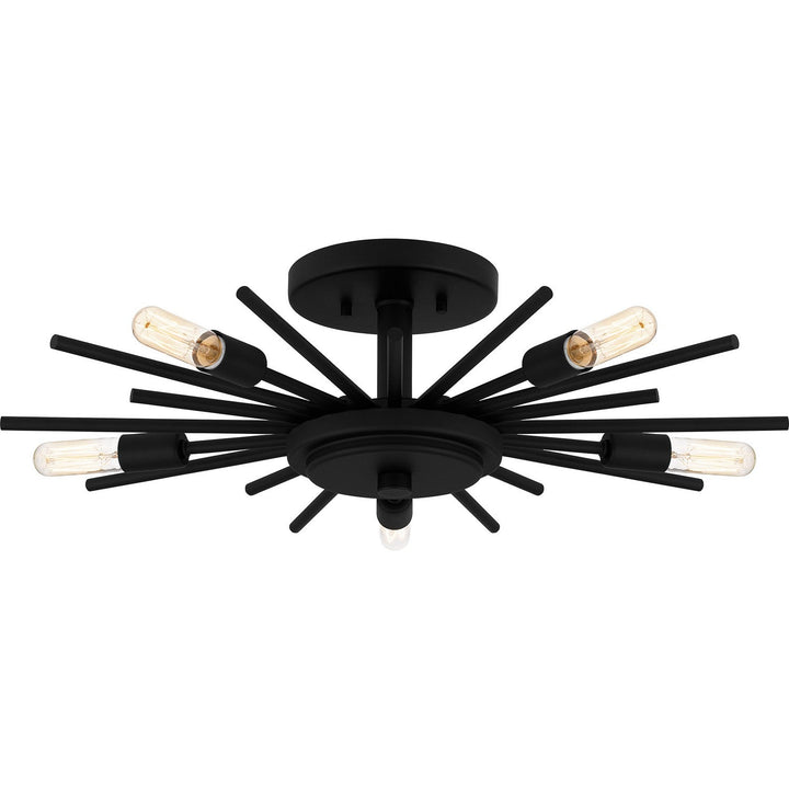 Quoizel Five Light Semi Flush Mount