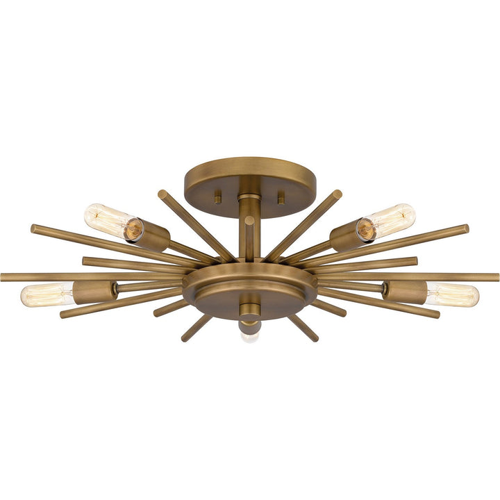 Quoizel Five Light Semi Flush Mount