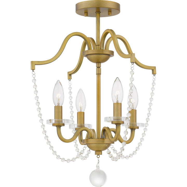 Quoizel Four Light Semi Flush Mount