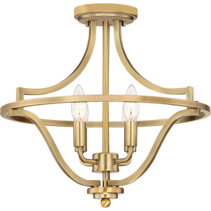 Quoizel Four Light Semi-Flush Mount