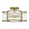Quoizel Four Light Semi-Flush Mount