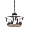 Quoizel Four Light Semi-Flush Mount