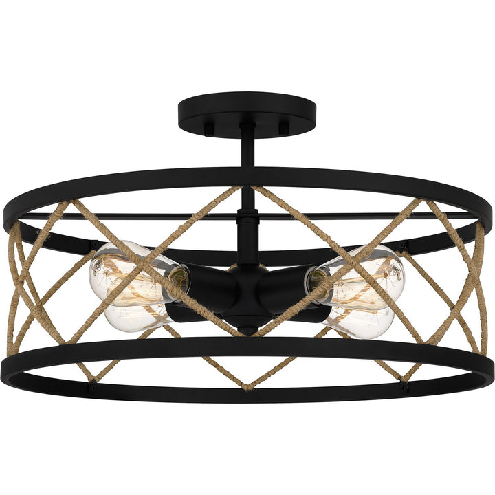 Quoizel Four Light Semi-Flush Mount