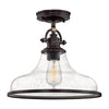 Quoizel One Light Semi-Flush Mount