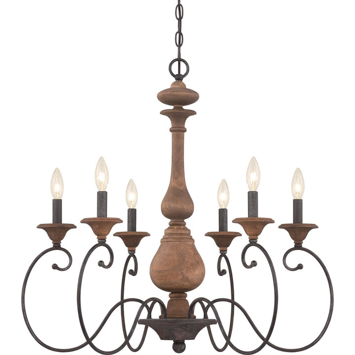 Quoizel Six Light Chandelier