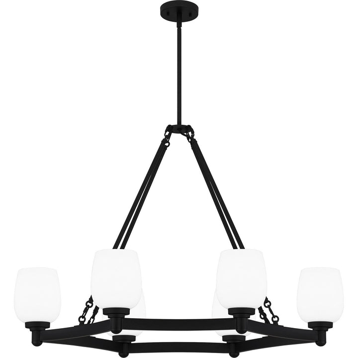 Quoizel Six Light Linear Chandelier