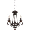 Quoizel Three Light Chandelier