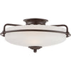 Quoizel Three Light Flush Mount
