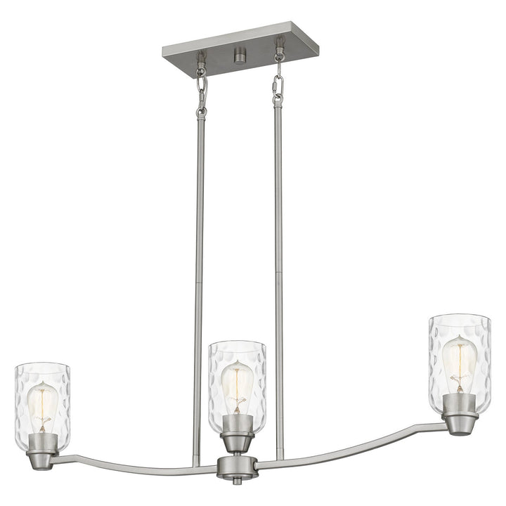 Quoizel Three Light Linear Chandelier