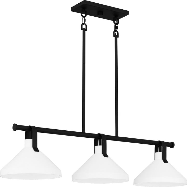 Quoizel Three Light Linear Chandelier