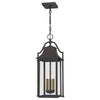 Quoizel Three Light Outdoor Hanging Lantern