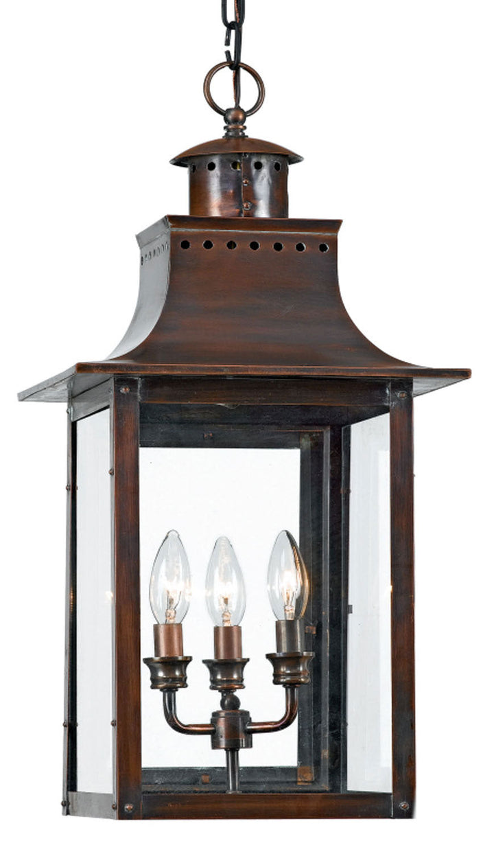 Quoizel Three Light Outdoor Hanging Lantern