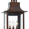 Quoizel Three Light Outdoor Hanging Lantern