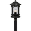 Quoizel Three Light Outdoor Post Lantern