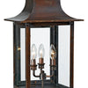 Quoizel Three Light Outdoor Post Lantern
