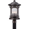 Quoizel Three Light Outdoor Post Lantern